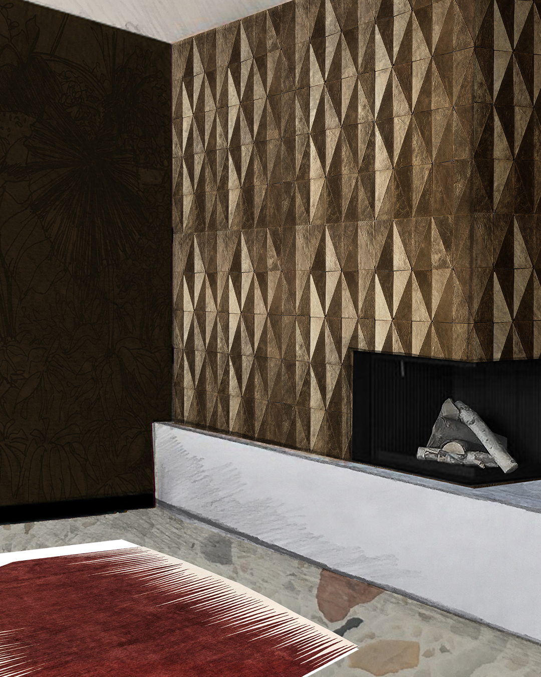 zellige architectural application by samir mazer astere yazga