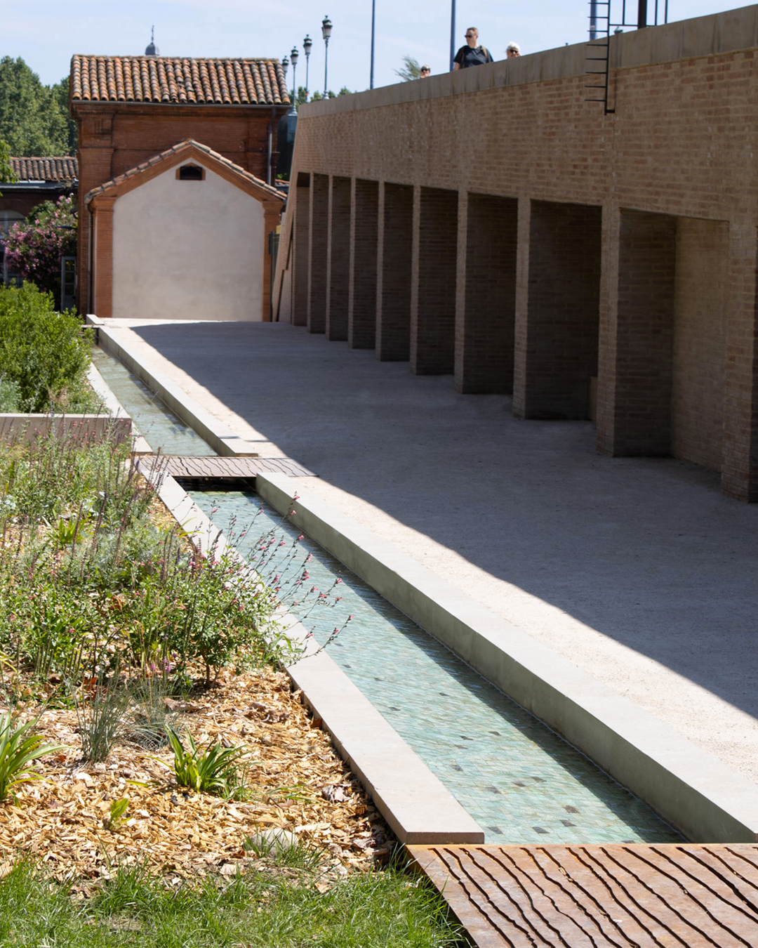 garden dome de la grave canalet architectural application by samir mazer with zellij