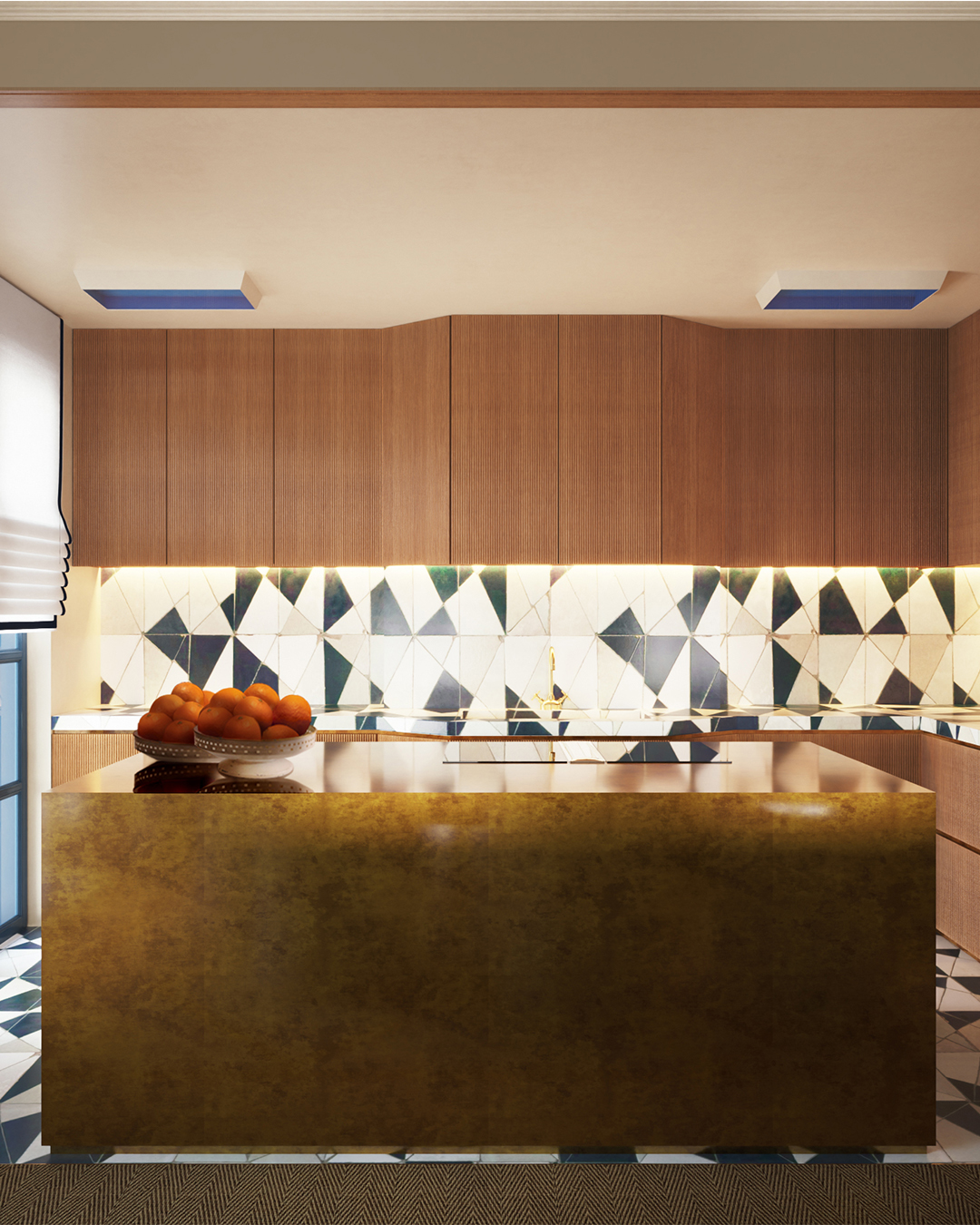 KsmiaXXL Dimore architectural application with zellige by Samir mazer